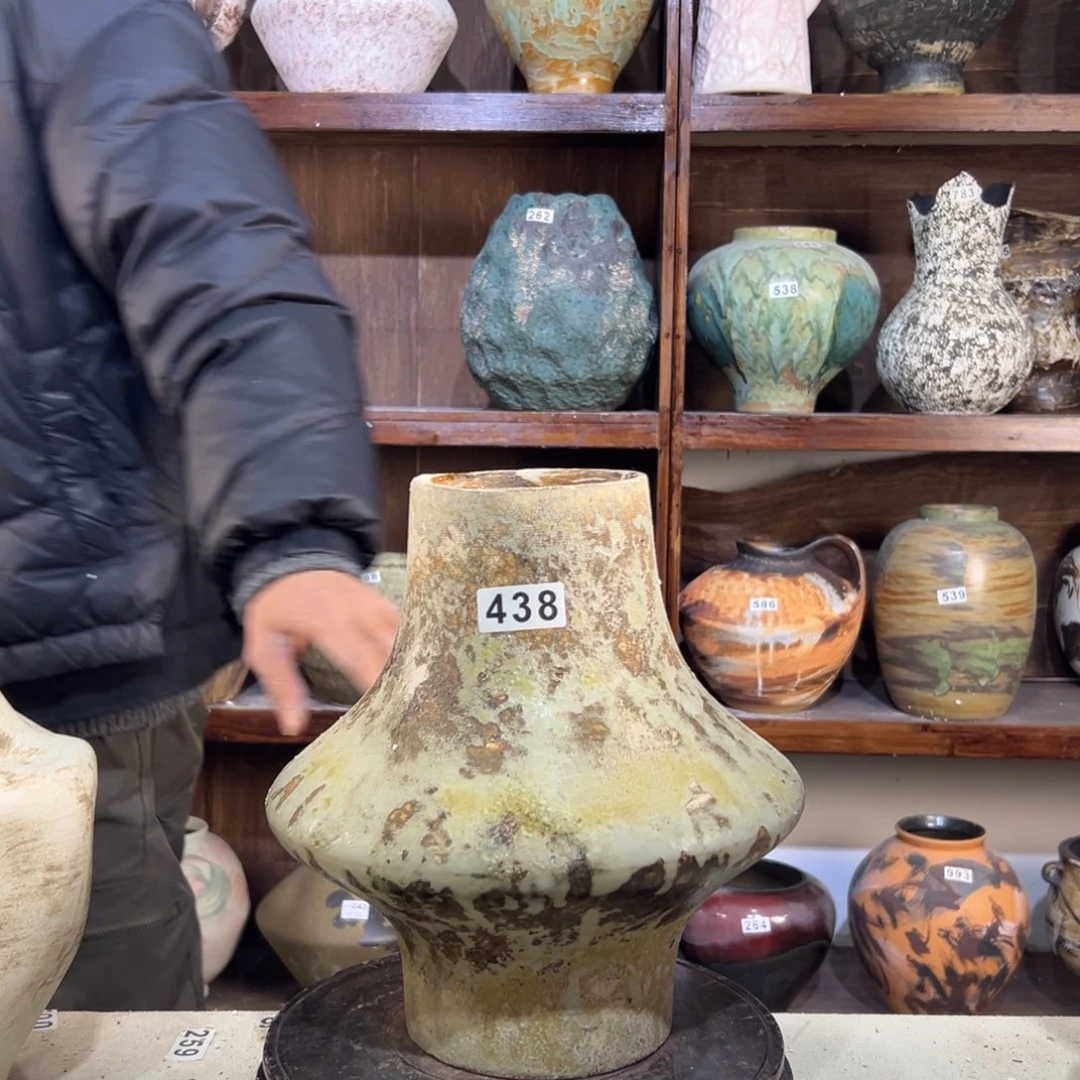 摆件438华庭街上釉面前天啊