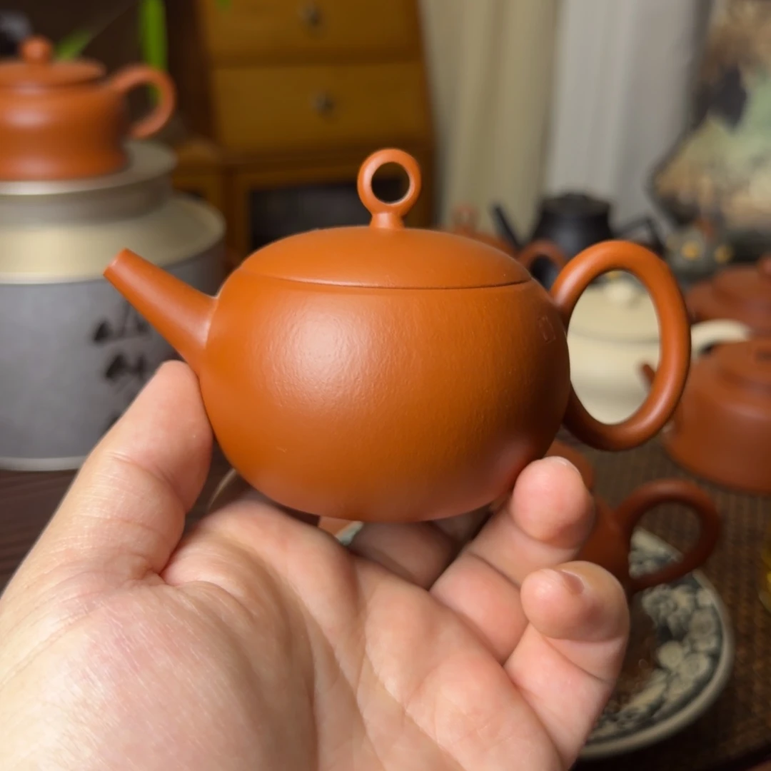 茶壶紫砂大瑕圆珠