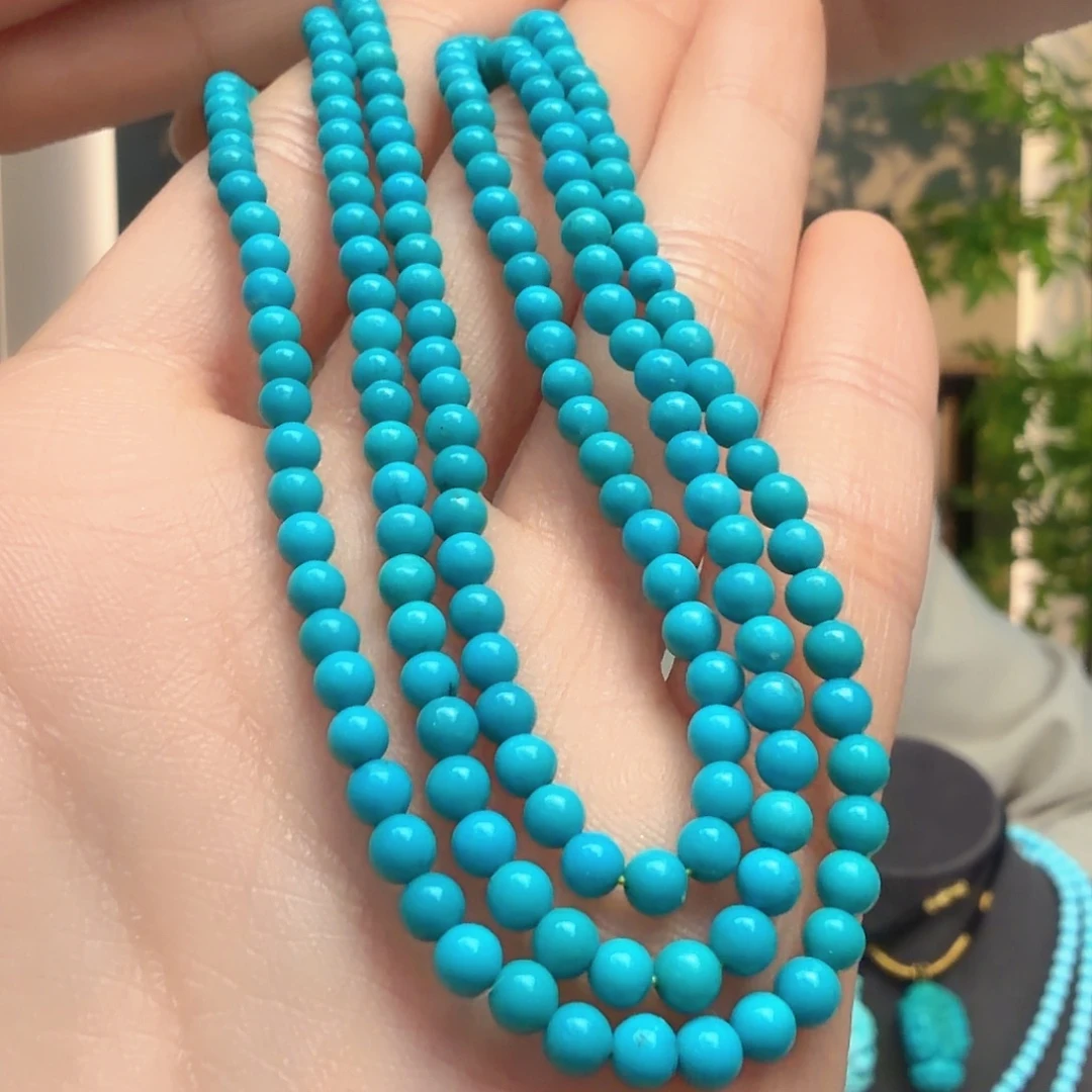 绿松石未镶嵌颈饰