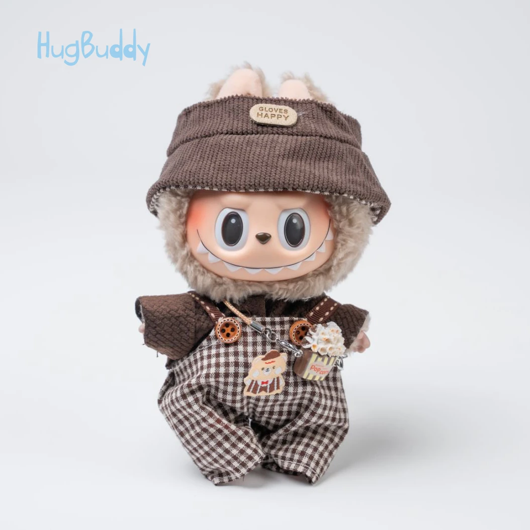 玩偶衣服拉布布娃衣labubu服装可乐二代三代坐坐派对公仔套装服饰