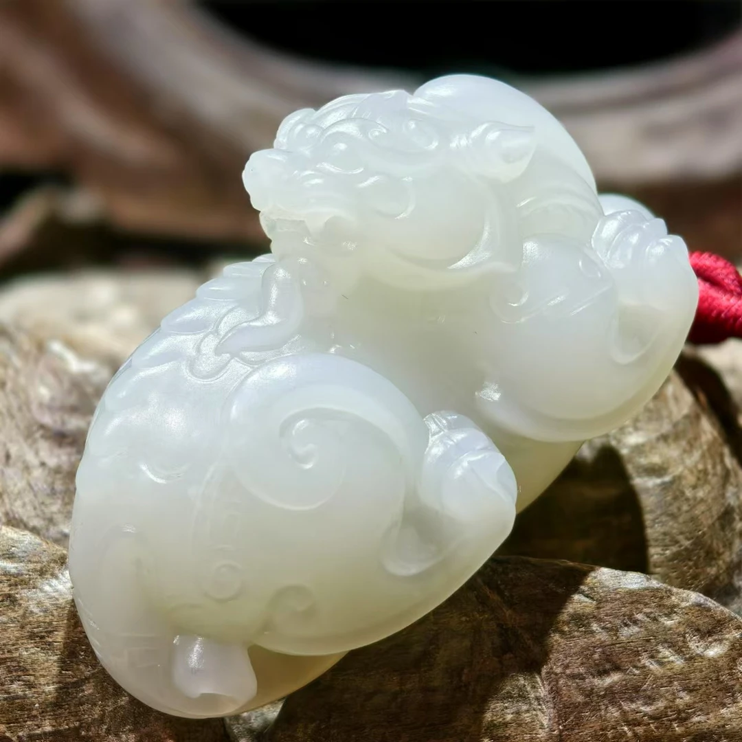 【米达姐和田玉】米达料貔貅——手工精雕