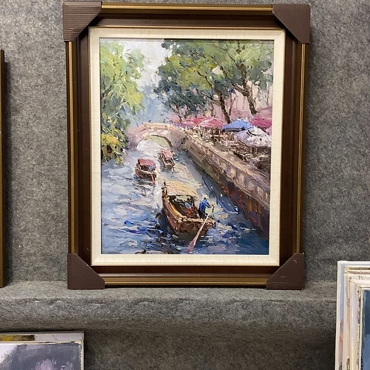 油画带外框画芯尺寸40x50cm