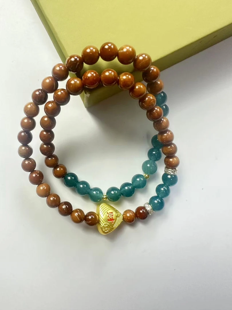 F-365库克蓝翡双圈手串（带礼盒）