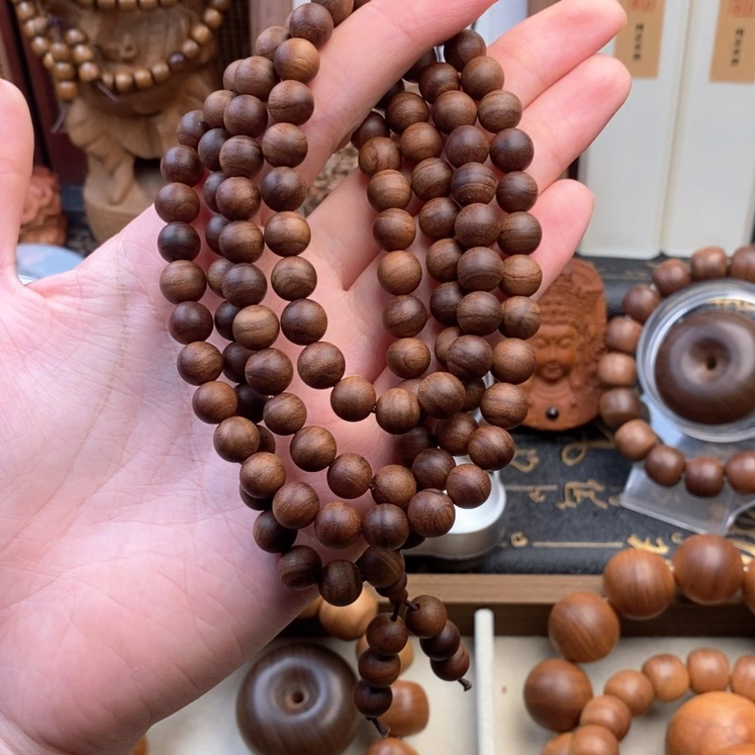 檀香木手串/手链萨****）迈索尔，老山檀，奶香08