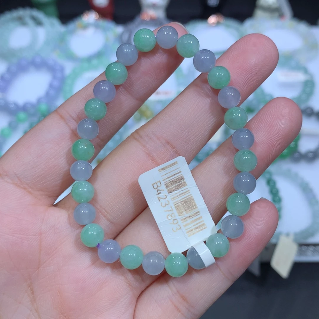 翡翠未镶嵌手串天然