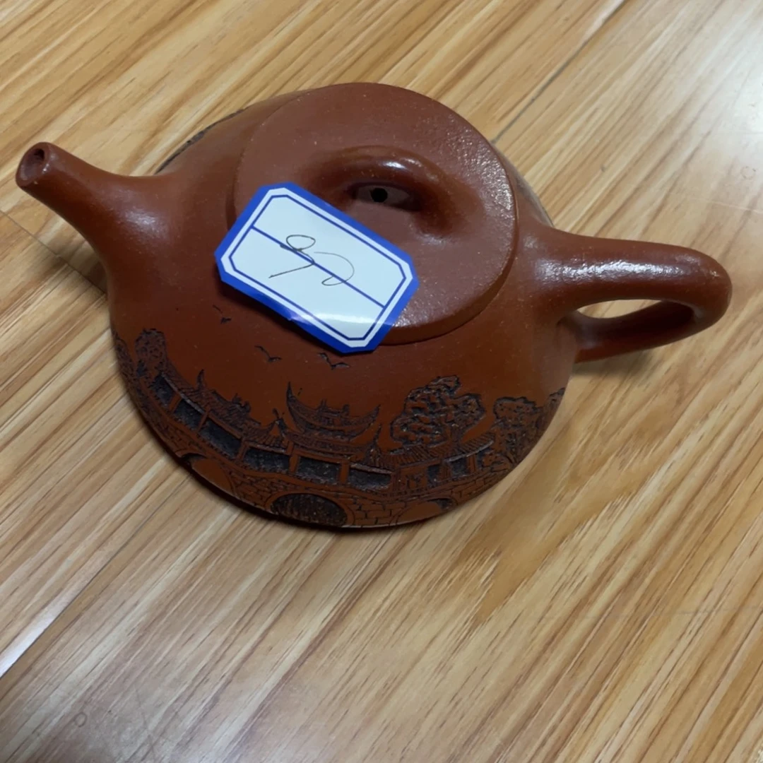 底槽青茶壶紫砂艺术作品