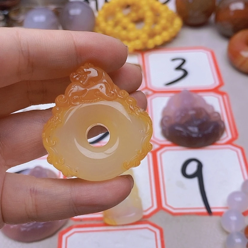 【闪购商品】玛瑙/玉髓未镶嵌珠宝半成品海*