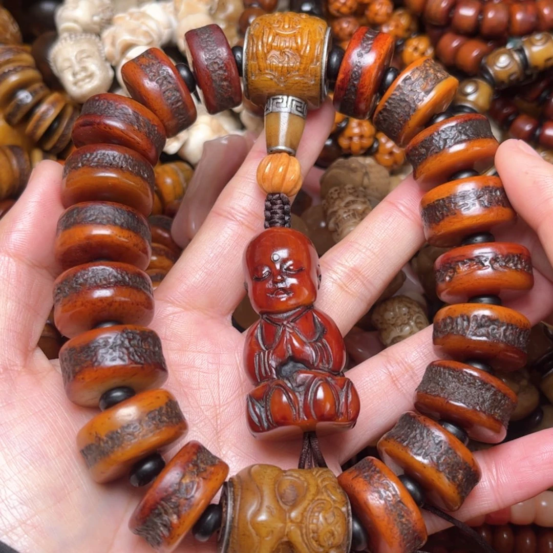 【闪购商品】牛骨手串/手链牛骨21×18颗➕小和尚