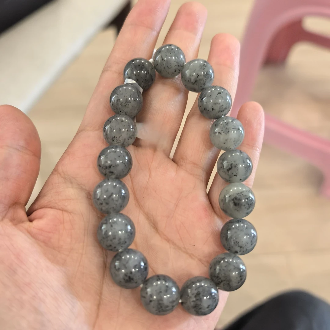 【香掌柜】香姐个人货  和田玉青花单圈手串（发一件）