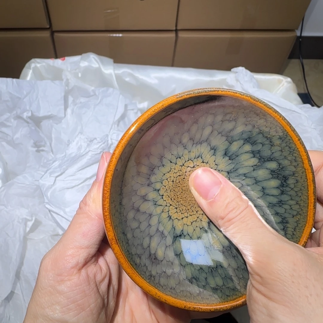 茶盏微瑕建盏，介意勿拍