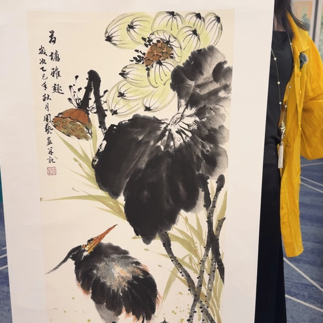 国画国画作品山水花鸟