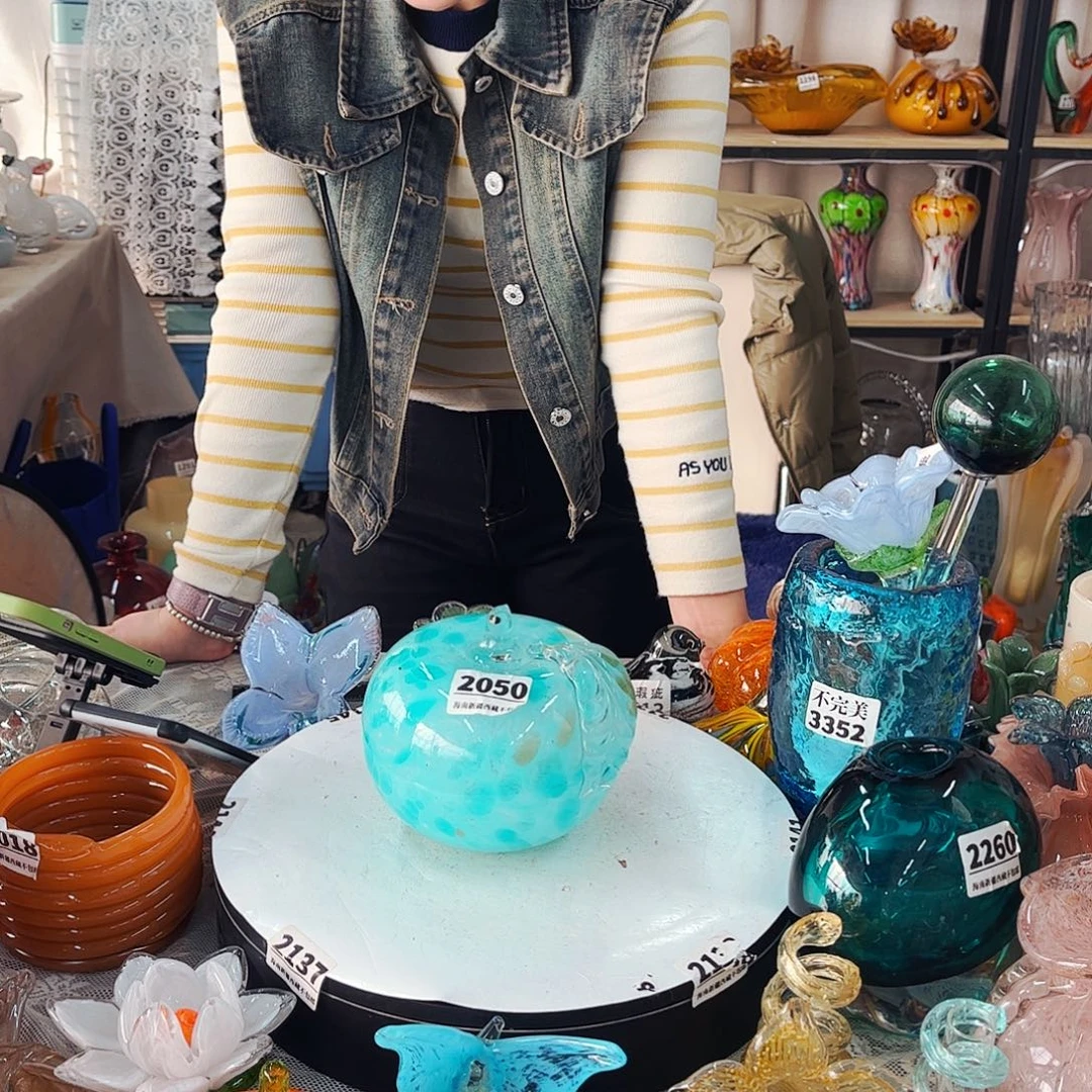 2050苹果 家悦琉璃工艺品不完美