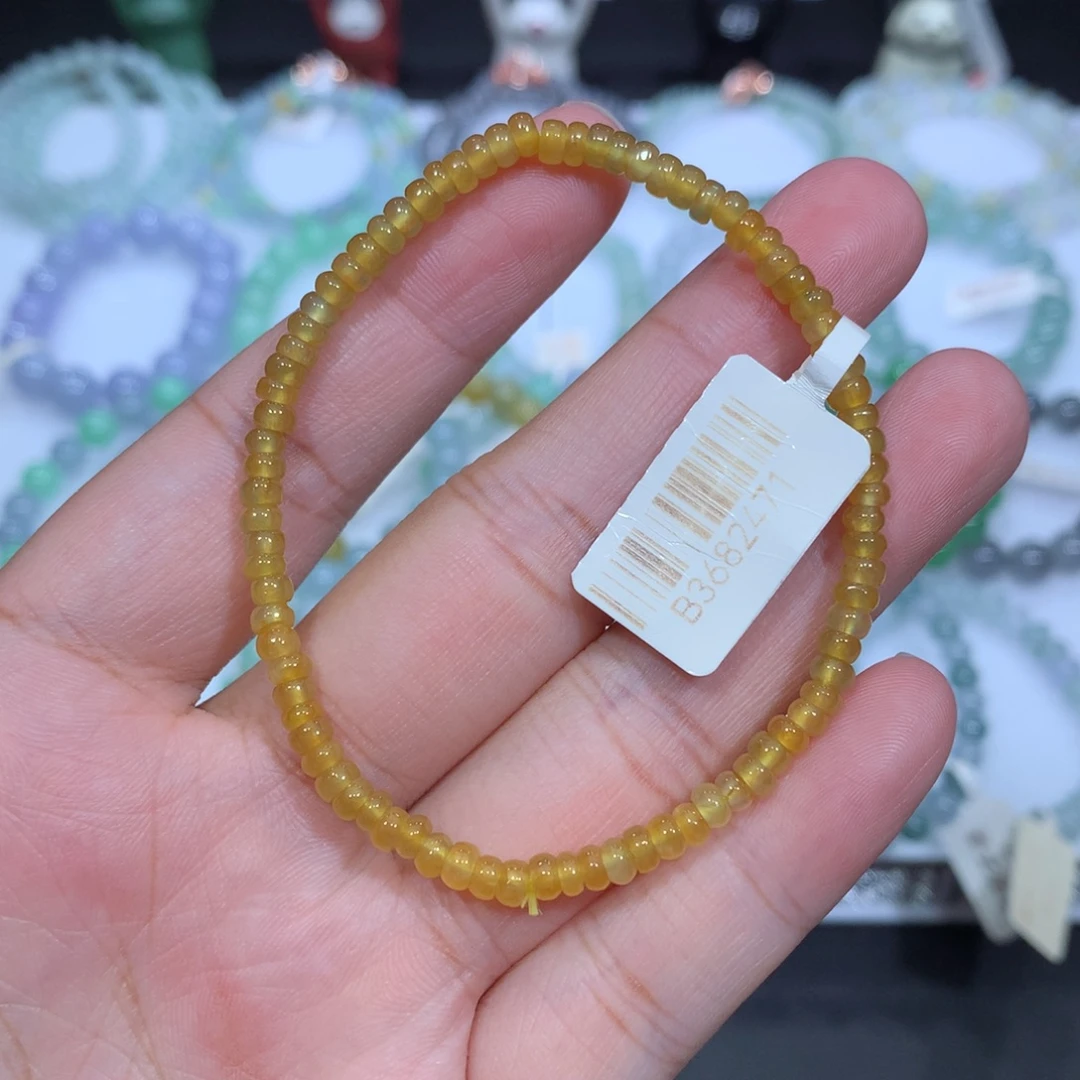 翡翠未镶嵌手串天然
