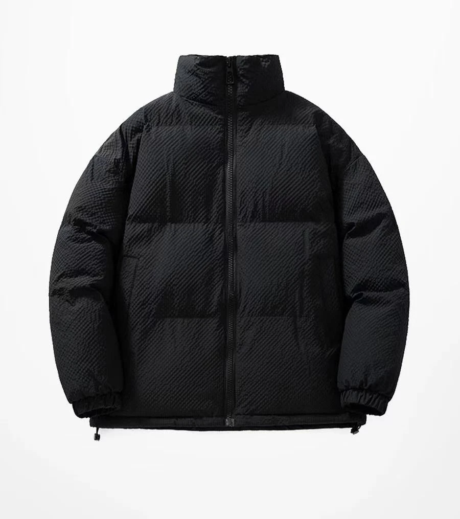 美式立领棉服男款冬季泡泡纱高级感短款面包服情侣装棉衣AG-1116