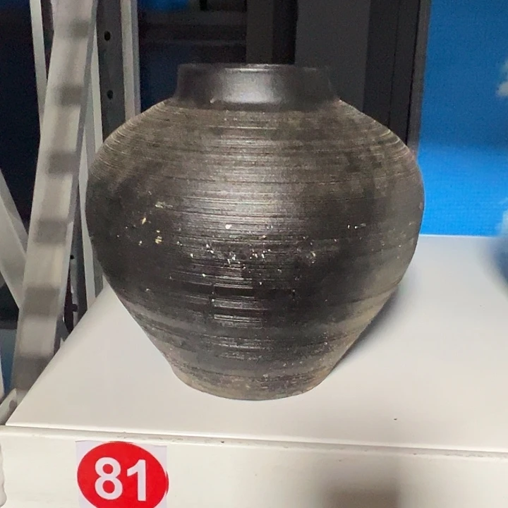 黑色拉丝小口高20口9