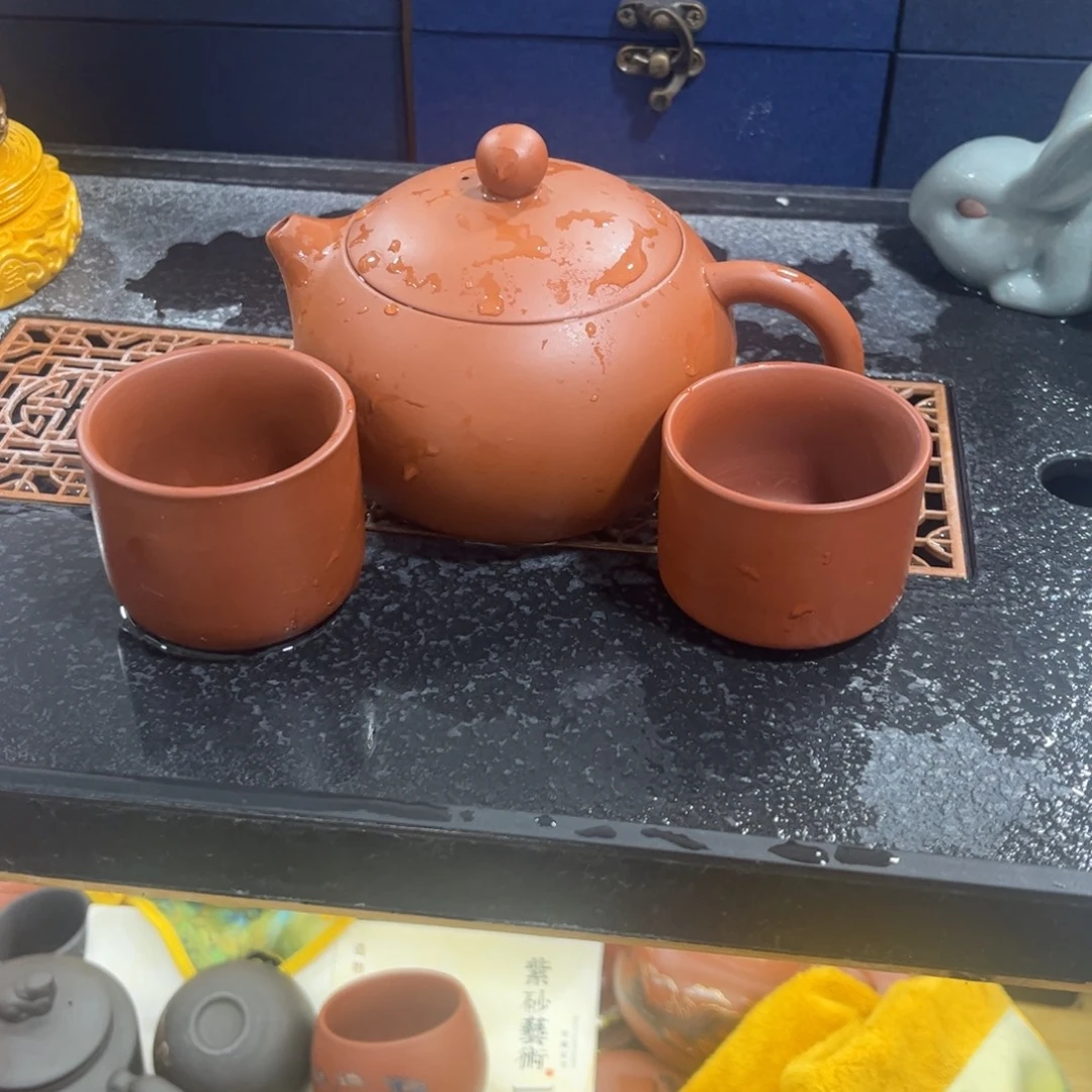 紫砂茶杯一壶4杯紫砂壶