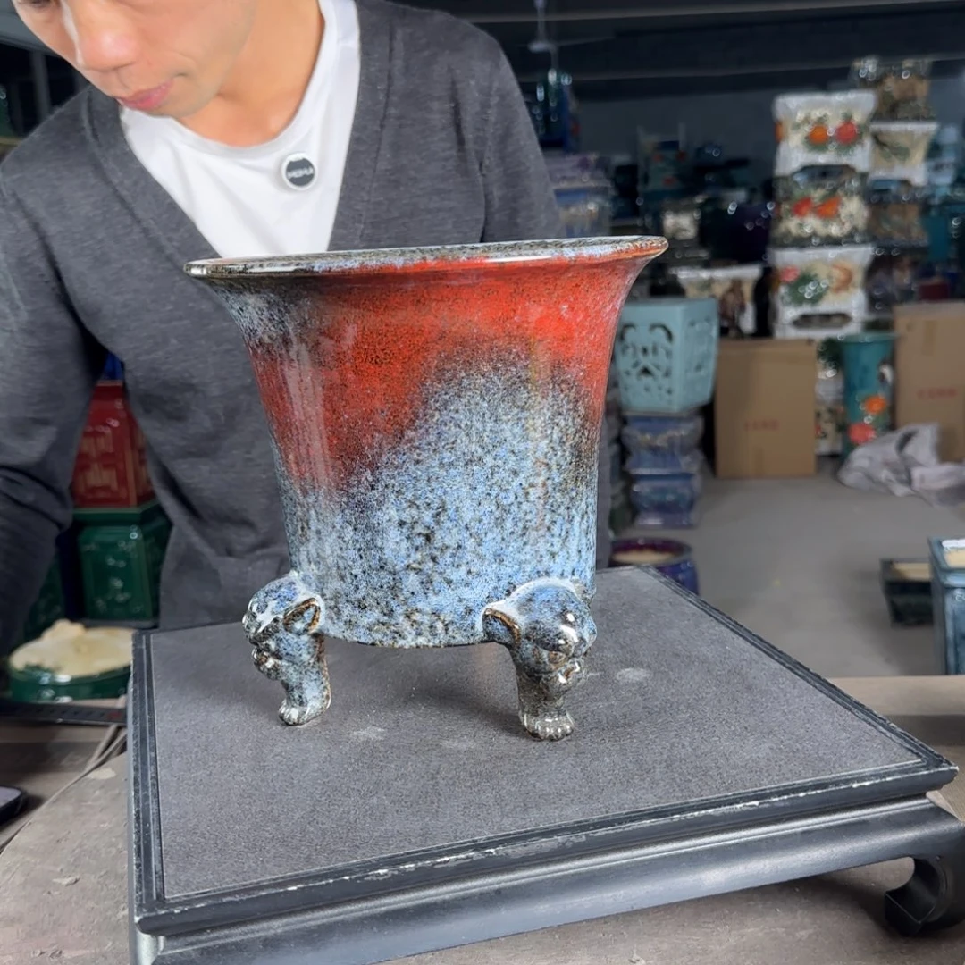 一风堂石湾花盆。674