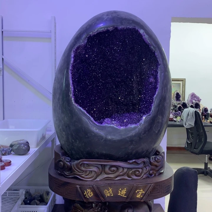 未镶嵌大型摆件（非配饰）紫晶