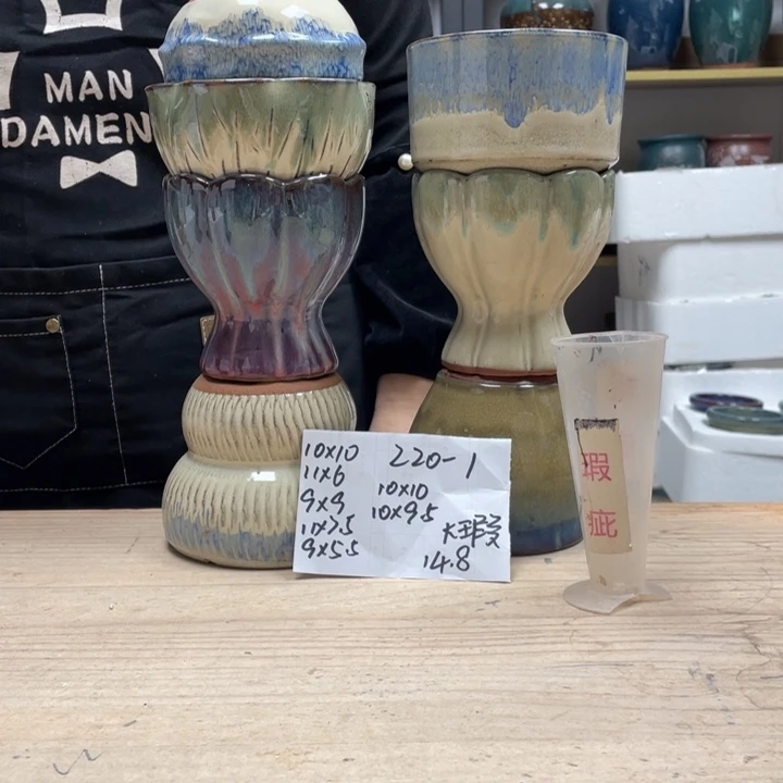 紫砂花盆多肉花盆微瑕1