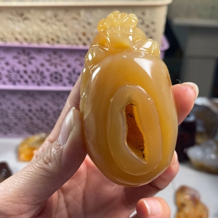 玛瑙/玉髓吊坠(不含链)未镶嵌