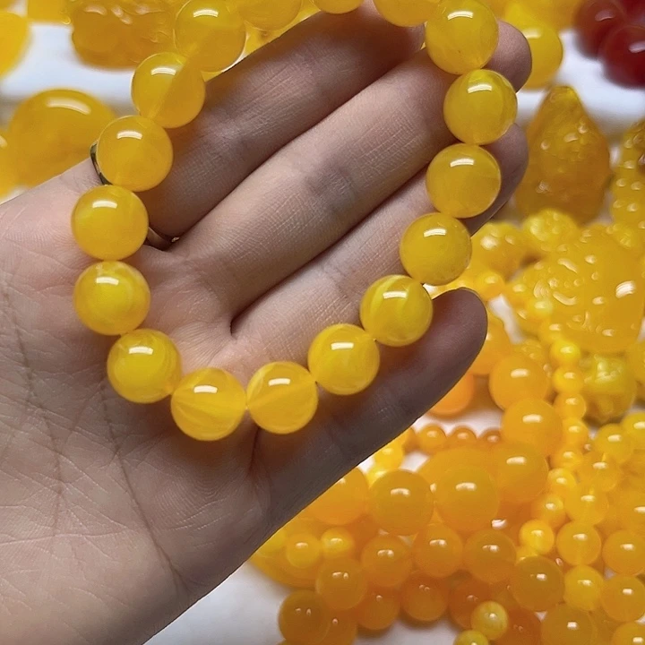 铁合金树脂飘花12手串