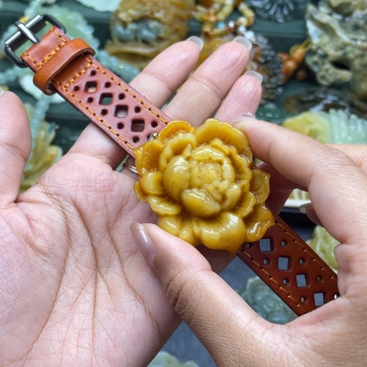 蛇纹石玉未镶嵌手牌꧁****?