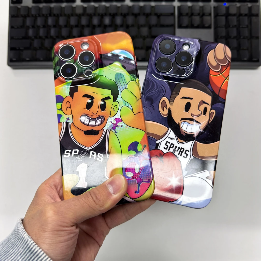 Dunkoo马刺队L3篮球手机软壳适用苹果IPhone16ProMax华为vivo小米