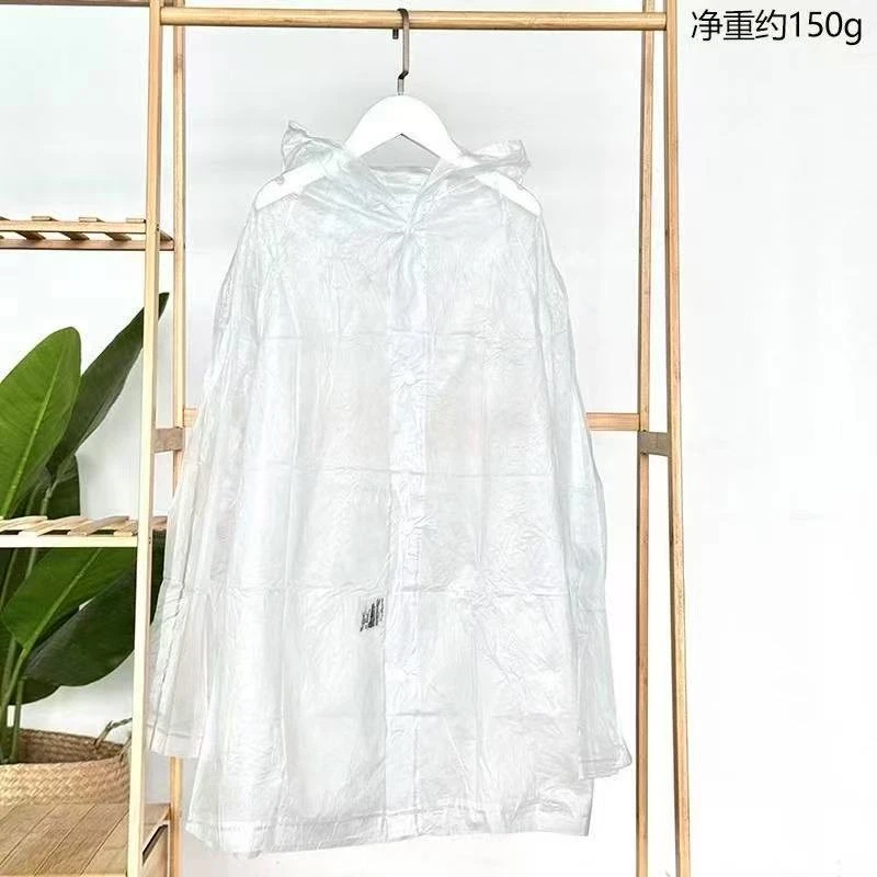 日单 PVC材质 透明雨衣