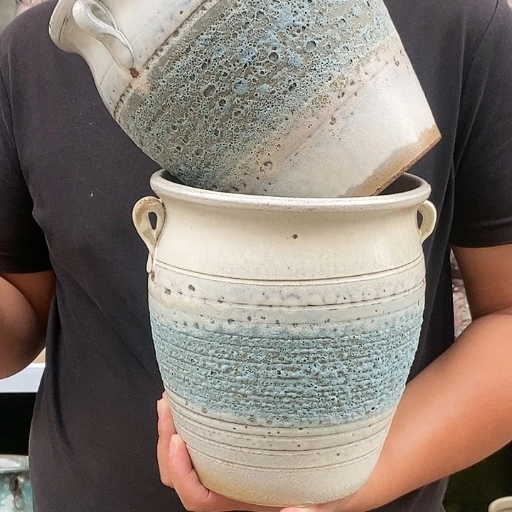 紫砂花盆口18高22福利