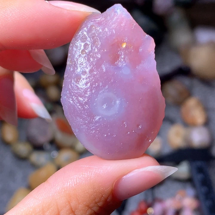 玛瑙/玉髓珠宝半成品未镶嵌五**果