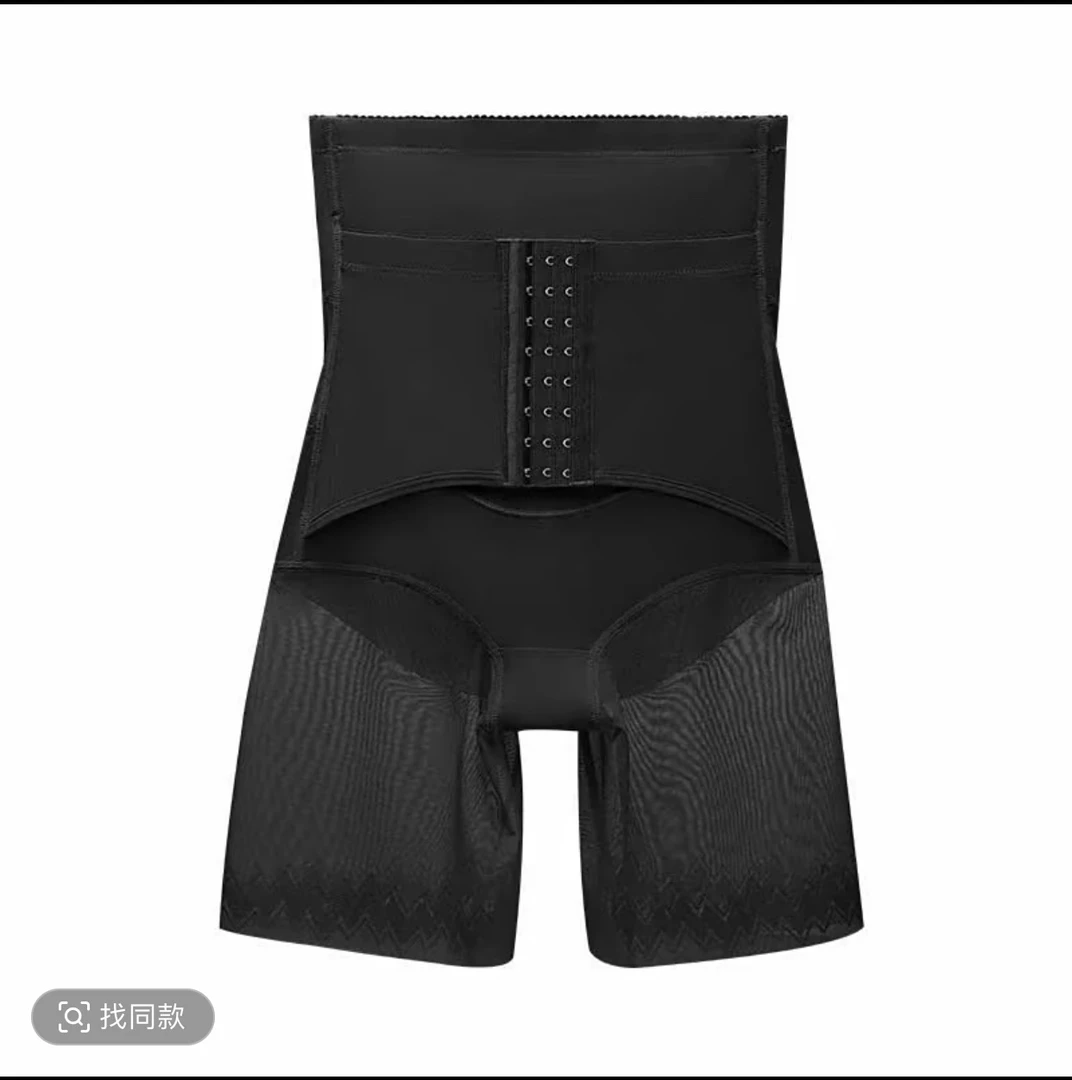 高腰八排扣透气舒适收腹提臀女士平角裤