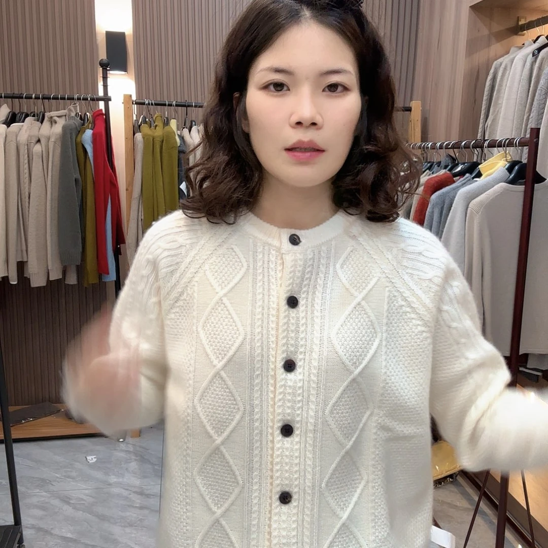 山羊绒加厚加厚山羊绒开衫