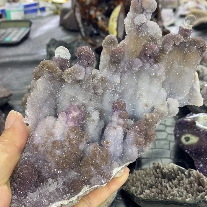 未镶嵌珠宝半成品水晶啵啵奇石小山