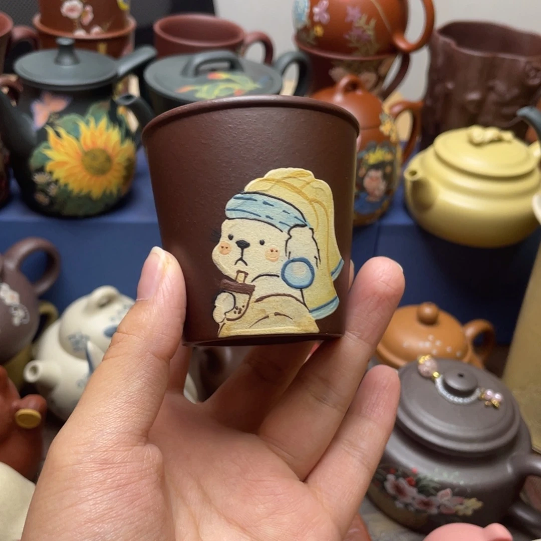 茶杯紫砂紫砂主人杯100c c