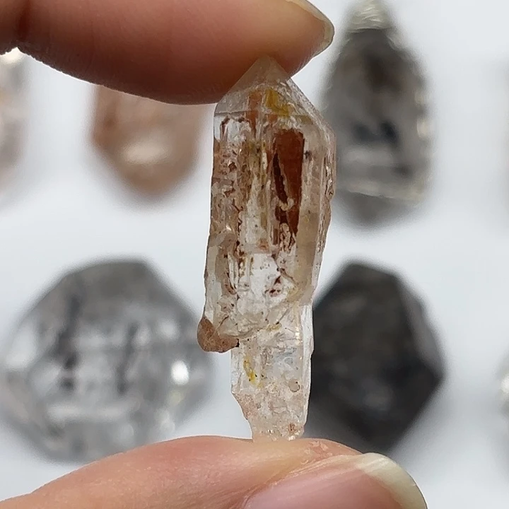 水晶未镶嵌颈饰巴基斯坦油胆闪灵钻33mm+