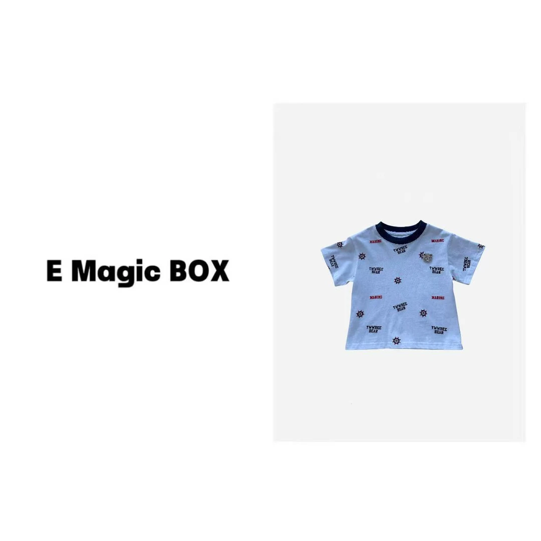 亿洋童装定制”满印水手"儿童夏季限量款短袖C0221