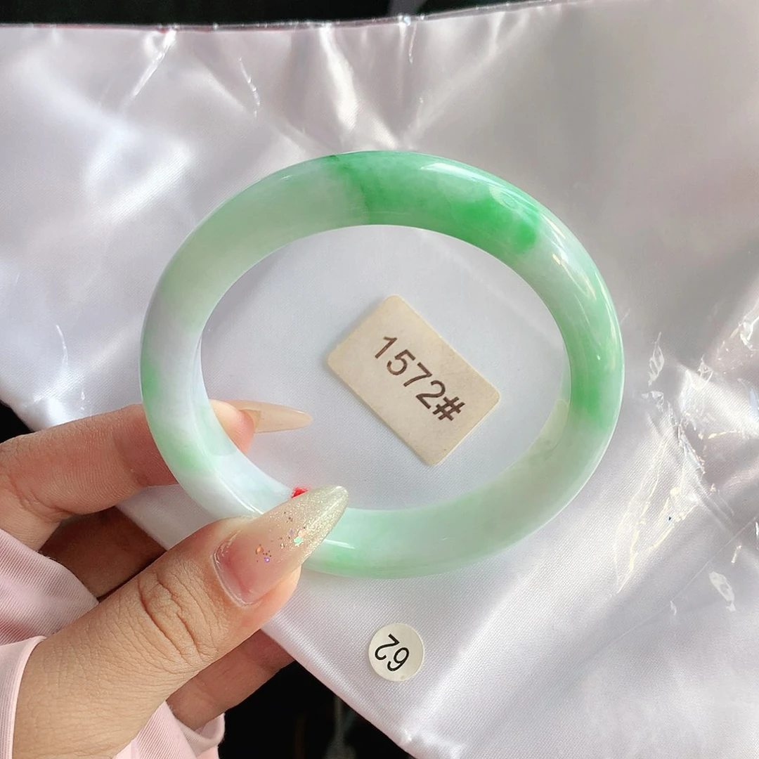 未镶嵌手镯翡翠62 天然缅甸a货翡翠1752