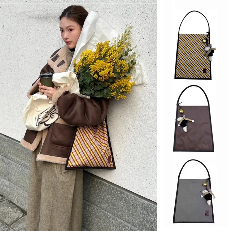 JACQUES WEI帆布包单肩包+小蛇挂件~新年系列JWP-24AW-BZ003——398