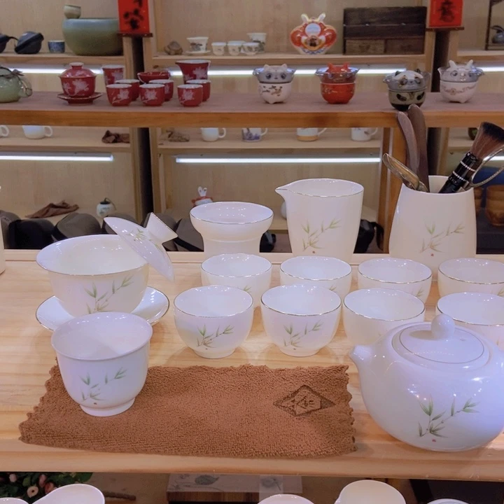 毕业套装茶壶盖碗全家福