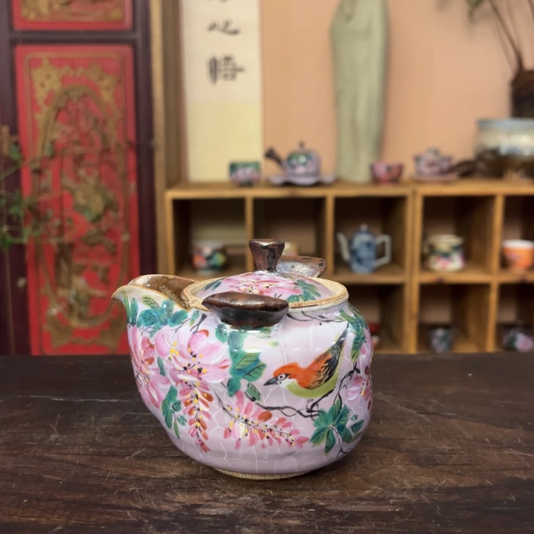 柴烧手工手绘陶瓷