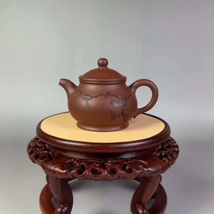 茶壶底槽青吉**照潘壶200 cc左右全手工制作