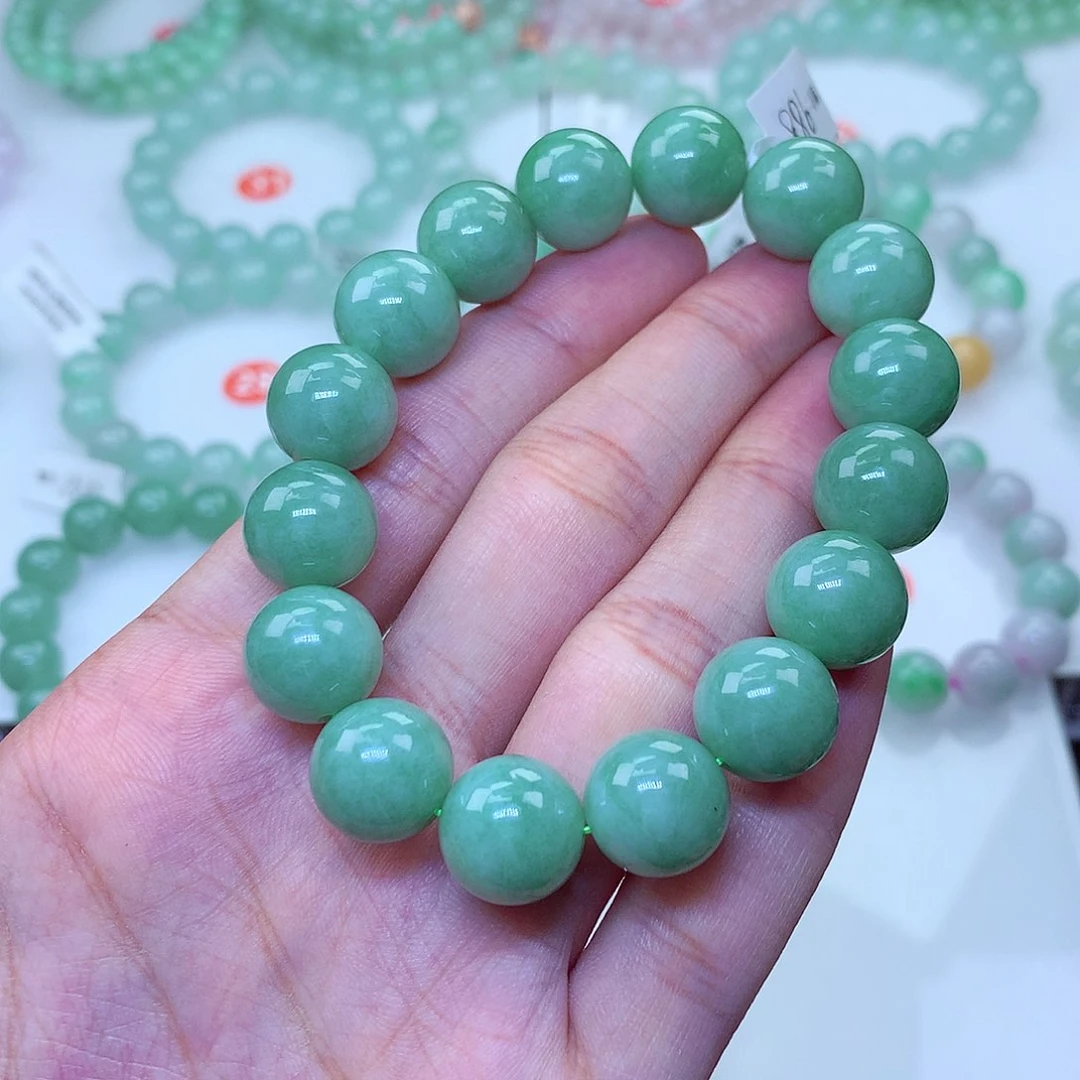 翡翠未镶嵌毛衣链