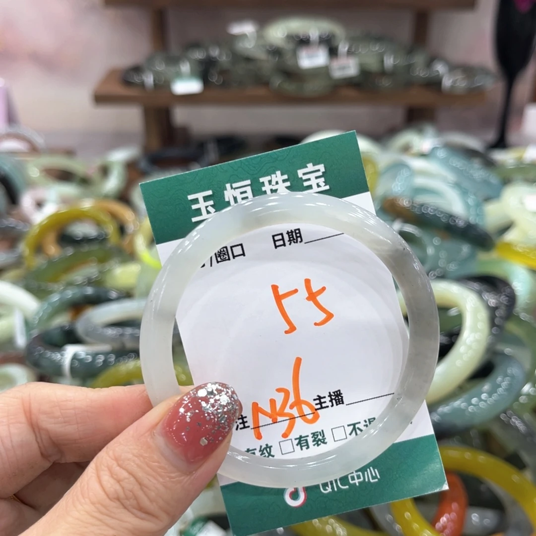 未镶嵌蛇纹石玉手镯手镯