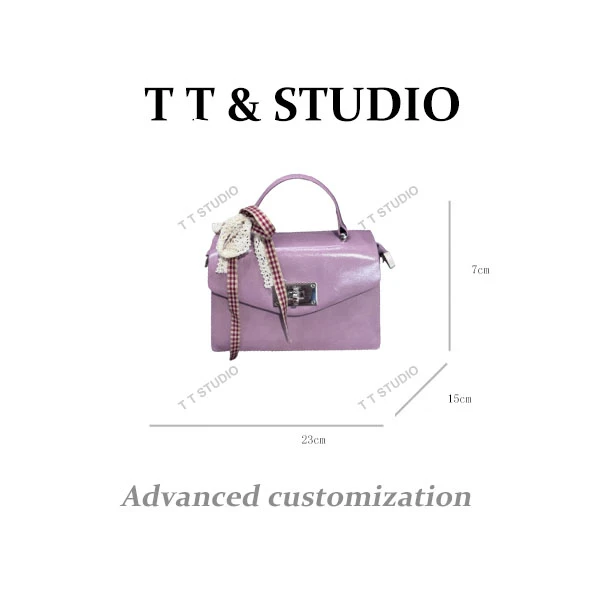 【TT Studio】SD-5388-半桃粉RAIN.CUN时尚简约腋下斜跨轻奢女包