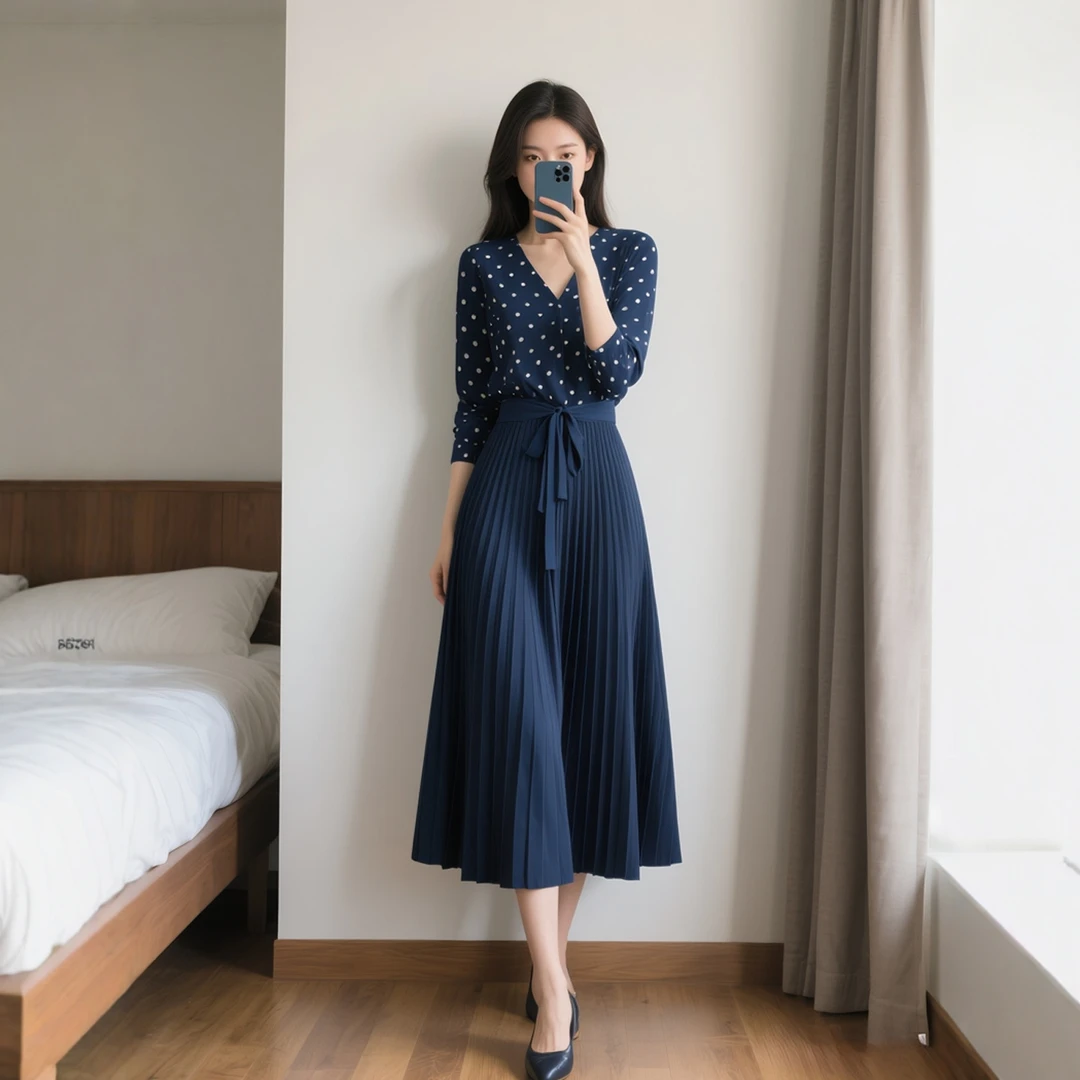 秋季新款女装时尚复古轻熟风优雅两件套装半身裙子气质通勤一整套