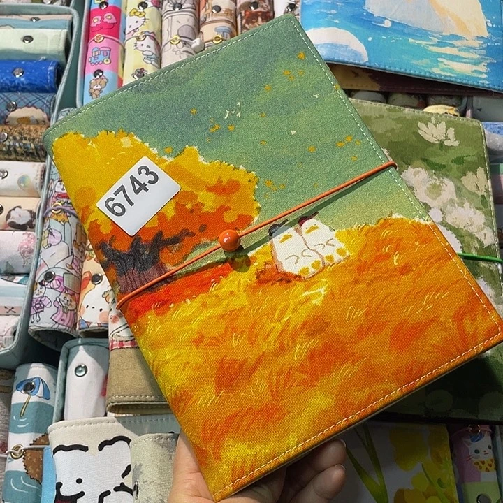 织绣A5 活页不加纸6743