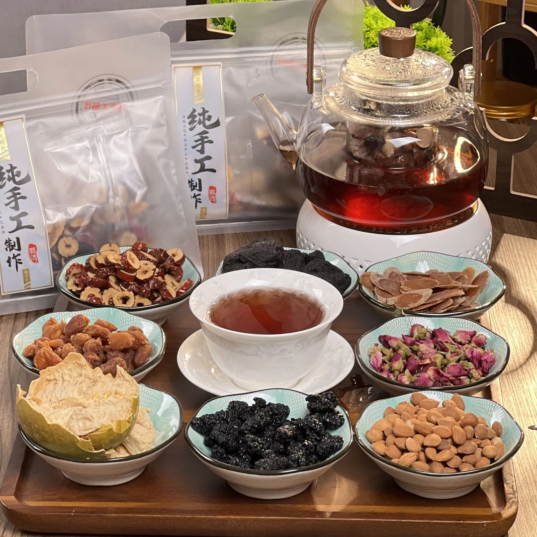 【买一送一】女神八物茶 玫瑰花红参桃仁地黄桂圆桑葚罗汉果