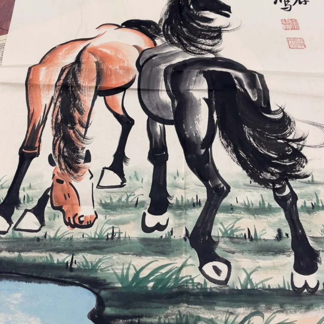 果***剧横款臻弘，字画，画心