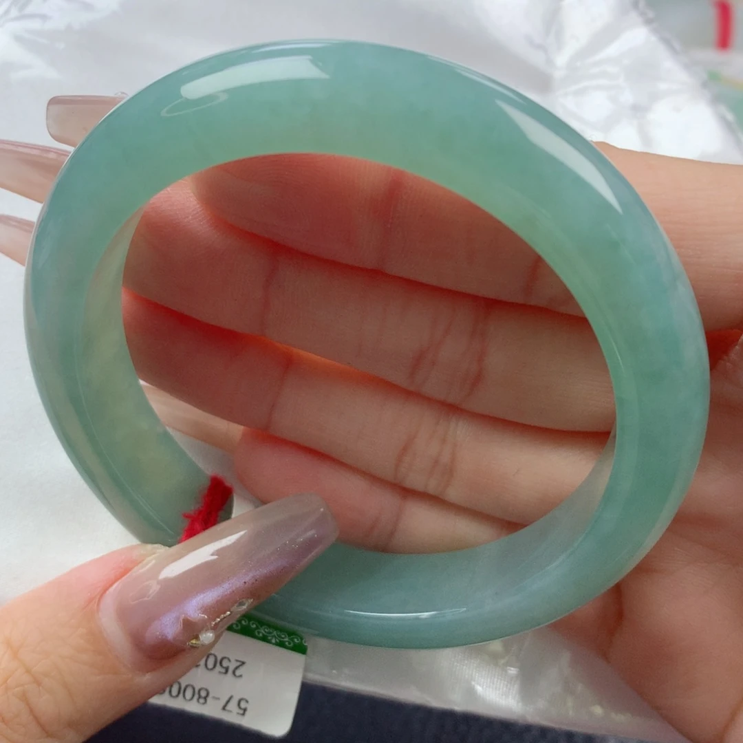 未镶嵌手镯翡翠缅甸天然翡翠A货57.4