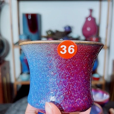 杯用****8原矿釉手工制作钧瓷